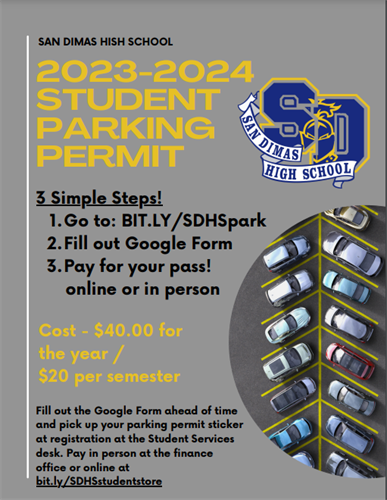 2023-24 Student Parking Permit
